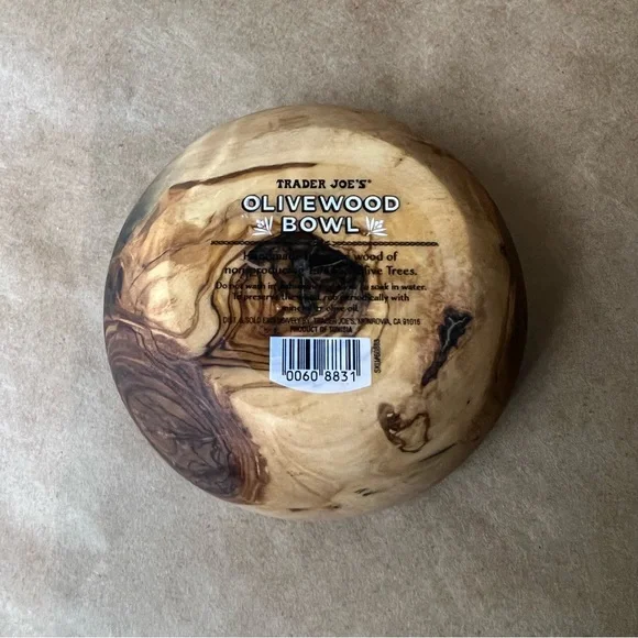 TRADER JOE’S olivewood bowl - Picture 2 of 2